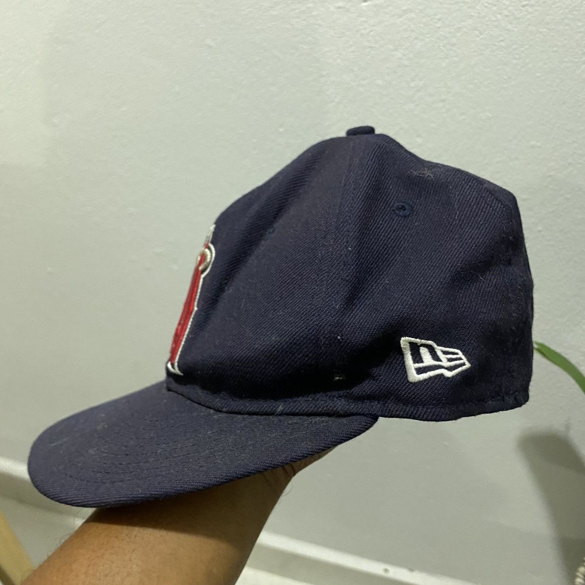 New Era Rare Vintage LA Angels Hat 7 3/8 New Era Baseball Black Size ONE SIZE - 3 Thumbnail