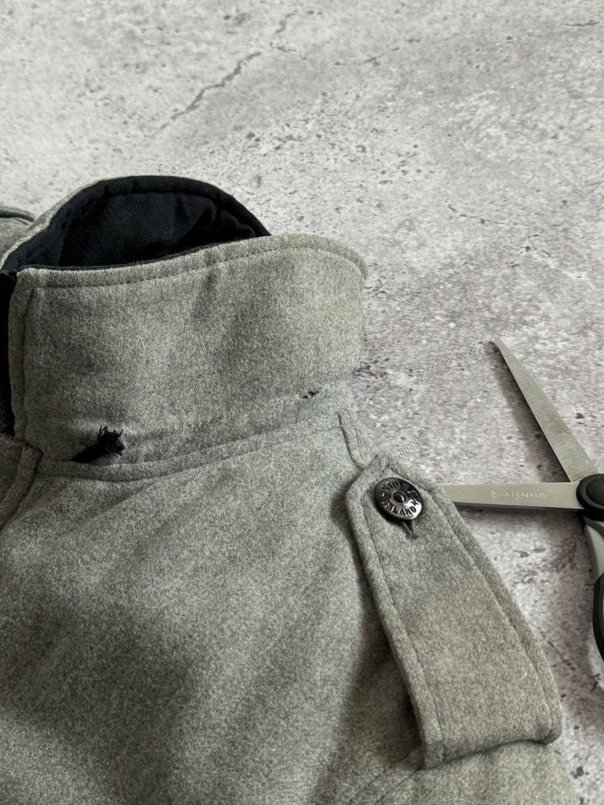 Stone Island Stone Island Grey Ice Jacket Wool Blend Men’s Medium Size Size US M / EU 48-50 / 2 - 18 Thumbnail