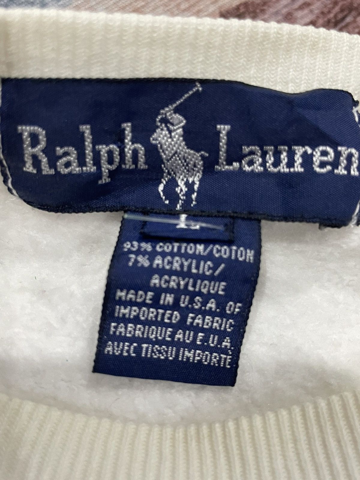 Ralph Lauren VTG 90s Ralph Lauren Distressed Sweaters Size US L / EU 52-54 / 3 - 10 Thumbnail