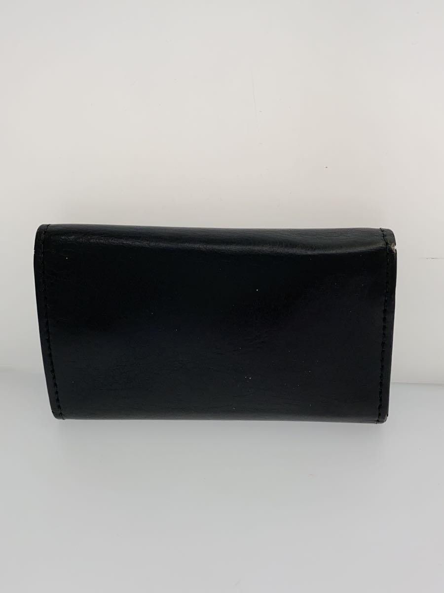 Balenciaga Balenciaga Leather Key Case Black Size ONE SIZE - 2 Thumbnail