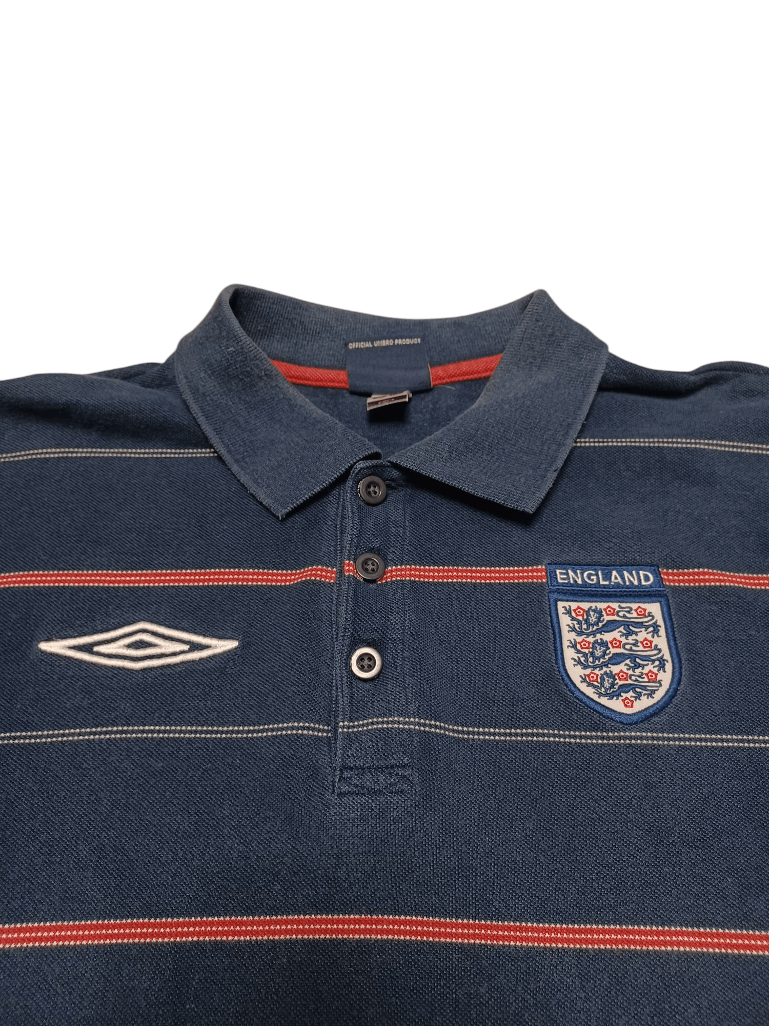 Umbro UMBRO ENGLAND VINTAGE 00S POLO SHIRT SOCCER FOOTBALL Size US M / EU 48-50 / 2 - 2 Thumbnail