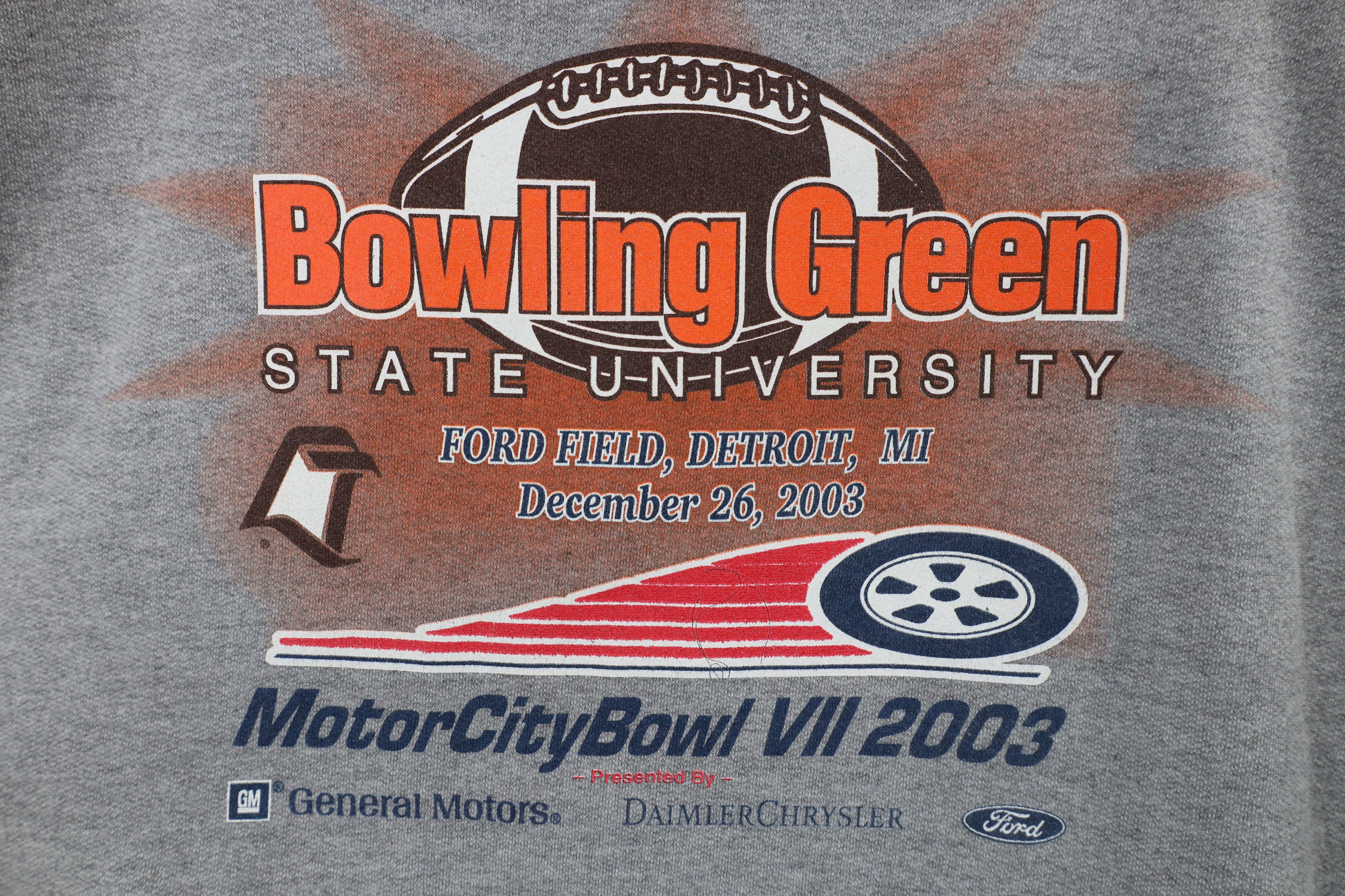 Vintage Vintage Bowl Bowling Green State University Football Hoodie Size US XL / EU 56 / 4 - 4 Thumbnail