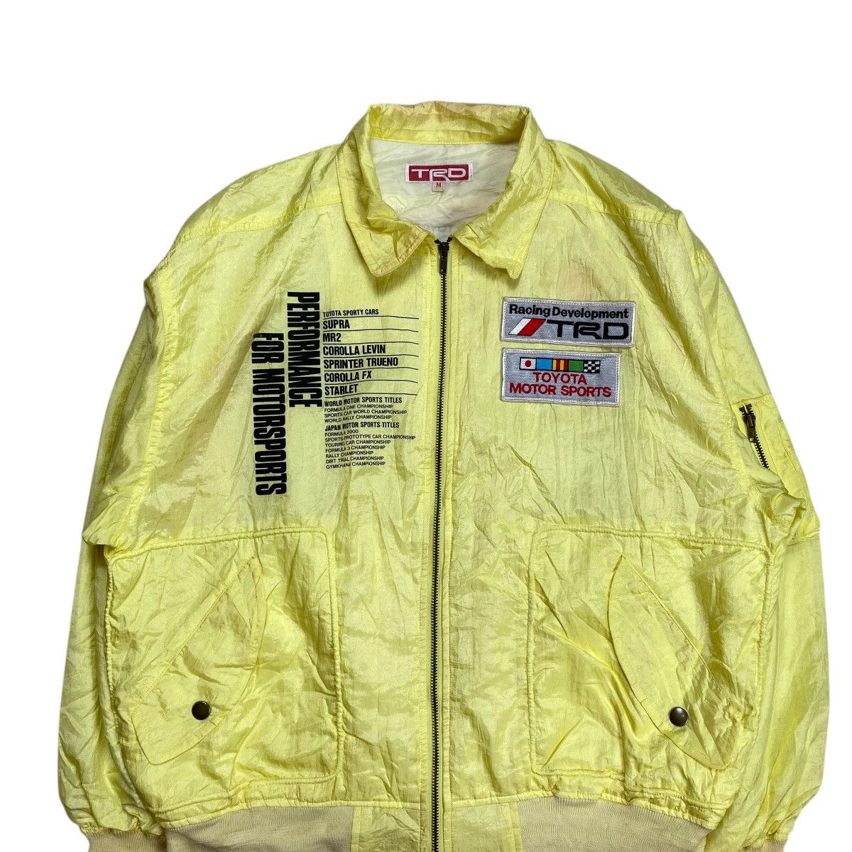 Sports Specialties Vintage TRD Toyota Big Logo Bomber Jacket Size US L / EU 52-54 / 3 - 2 Thumbnail