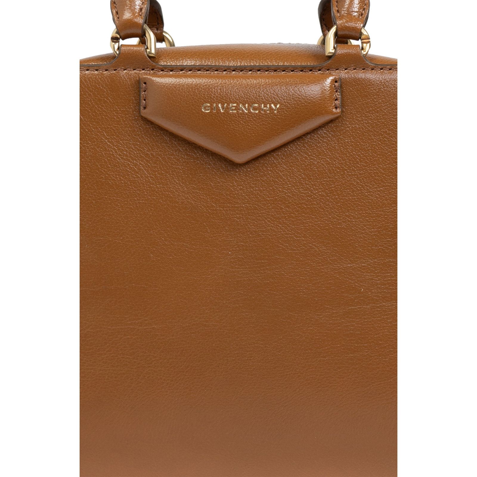 Givenchy GIVENCHY Mini Antigona Cube Brown Leather Top Handle Bag New Size ONE SIZE - 5 Thumbnail