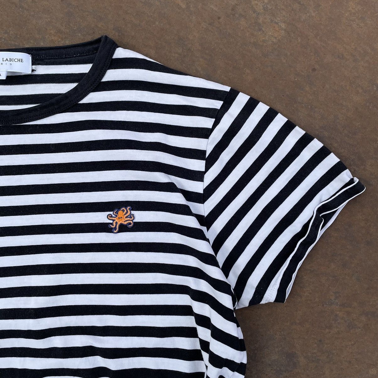 Maison Labiche Vintage Maison Labiche T-shirts Lines Tee 90s Y2K Italy Size US L / EU 52-54 / 3 - 3 Thumbnail