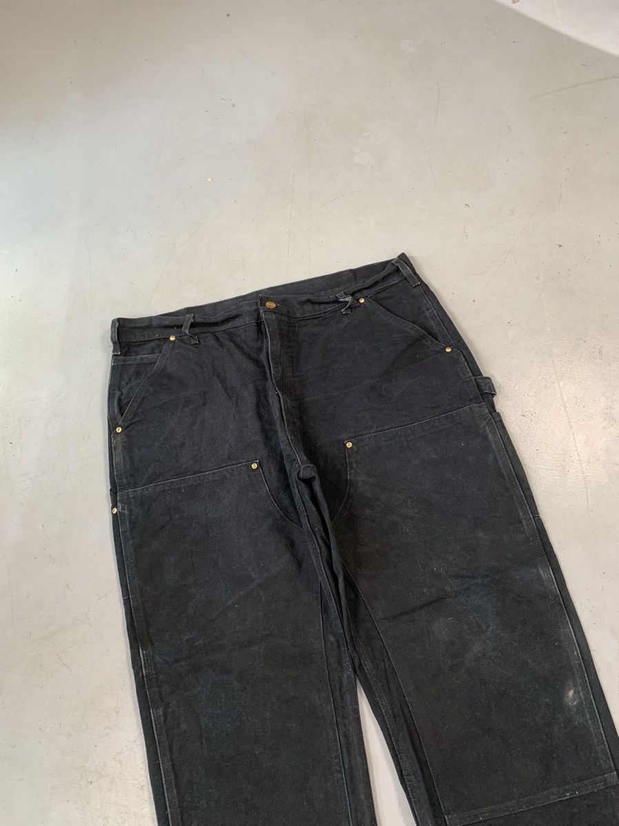 Carhartt Vintage Carhartt b01 BLK double knee workwear denim Size US 40 / EU 56 - 3 Thumbnail