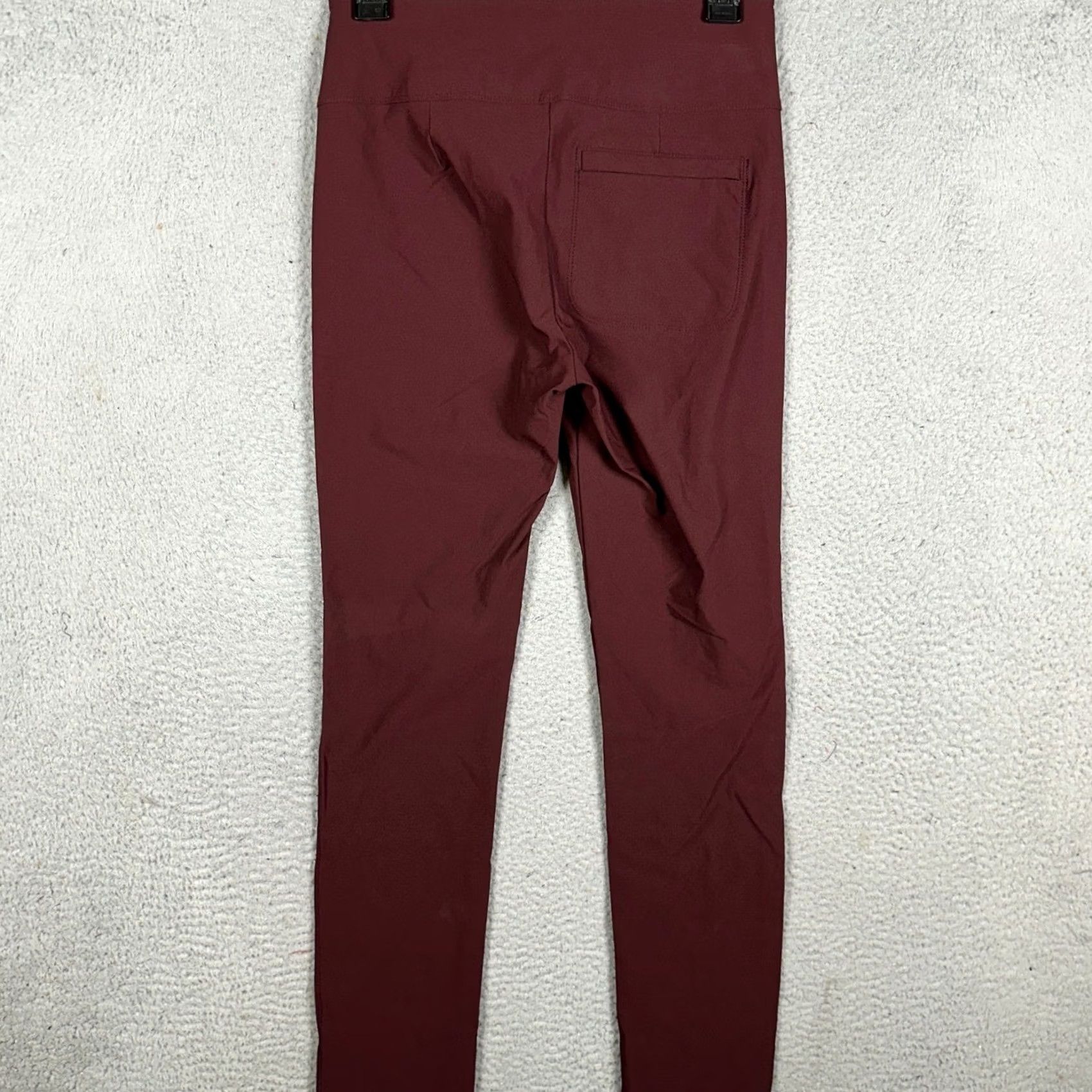 Athleta Athleta Wander Slim Ankle Pant Womens 4 Red - Slim Fit, High Rise, Side Zip, Pockets, Travel, Workwear, Techwear, Ankle Length, Nylon Spandex Size 27" / US 4 / IT 40 - 2 Thumbnail