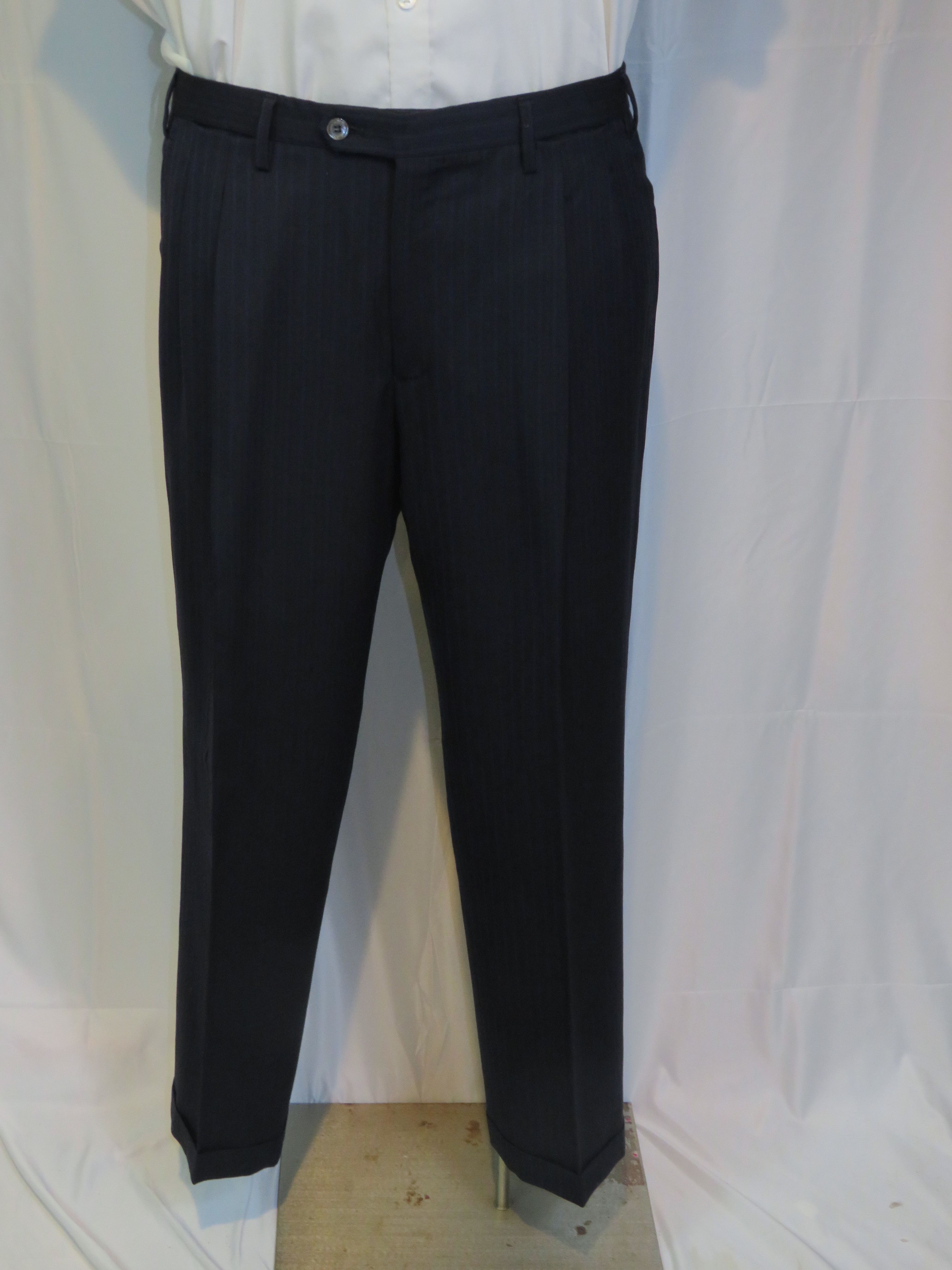 Other Marcello Vero x D'Avenza Bue Striped Cashmere Blend Suit 43R Size 44R - 13 Thumbnail