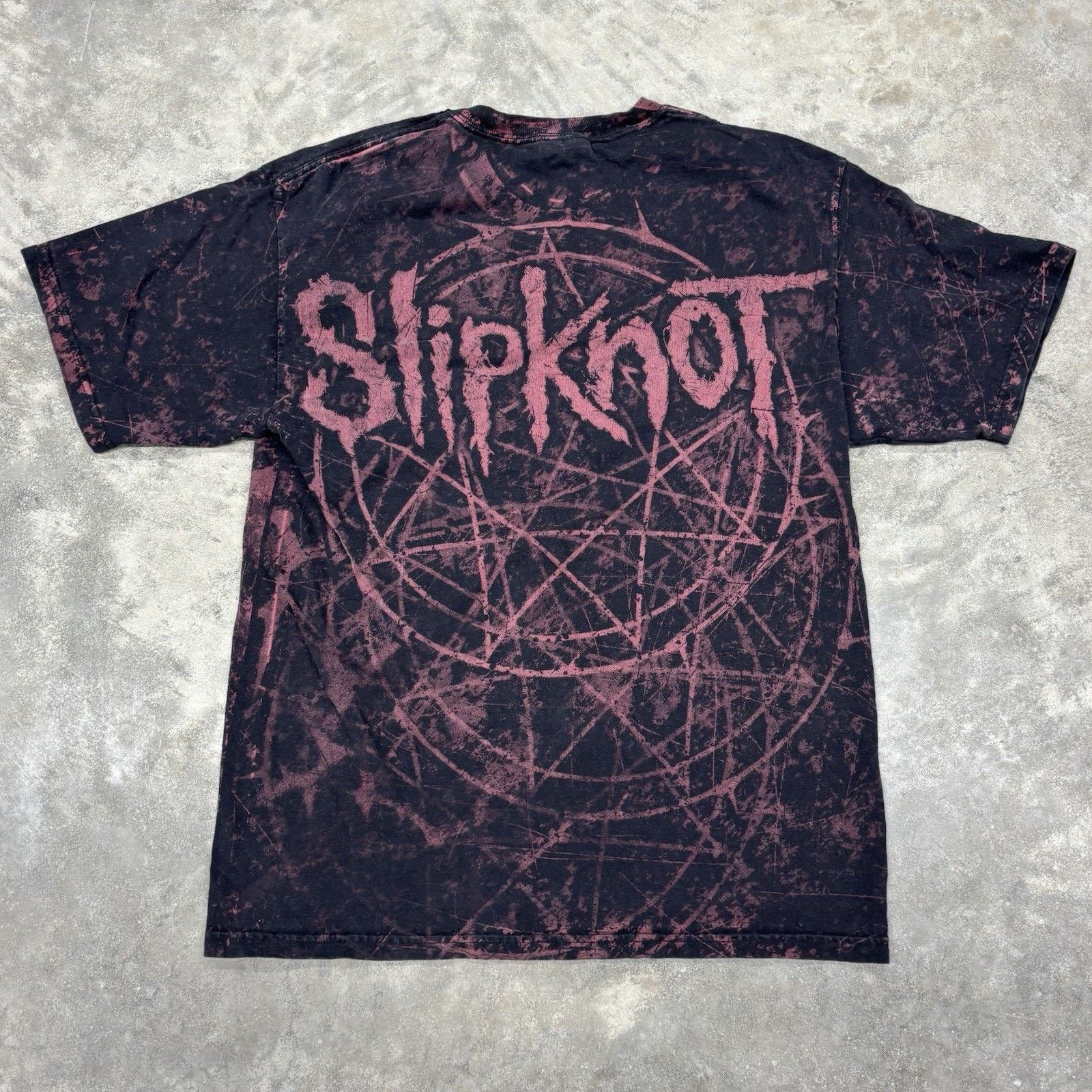 Hanes Y2K 2008 Slipknot All Hope Is Gone AOP Shirt Rare mediun Size US M / EU 48-50 / 2 - 3 Thumbnail