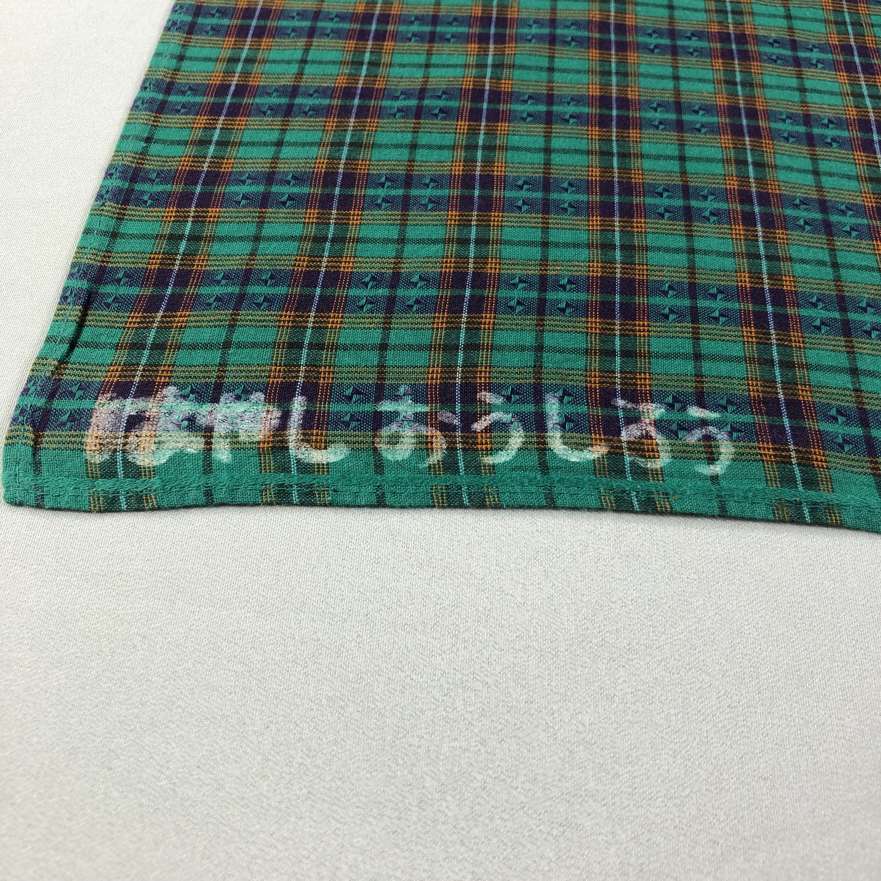 Kenzo Kenzo Tartan Handkerchief Neckerchief Bandana H2118 Size ONE SIZE - 5 Thumbnail