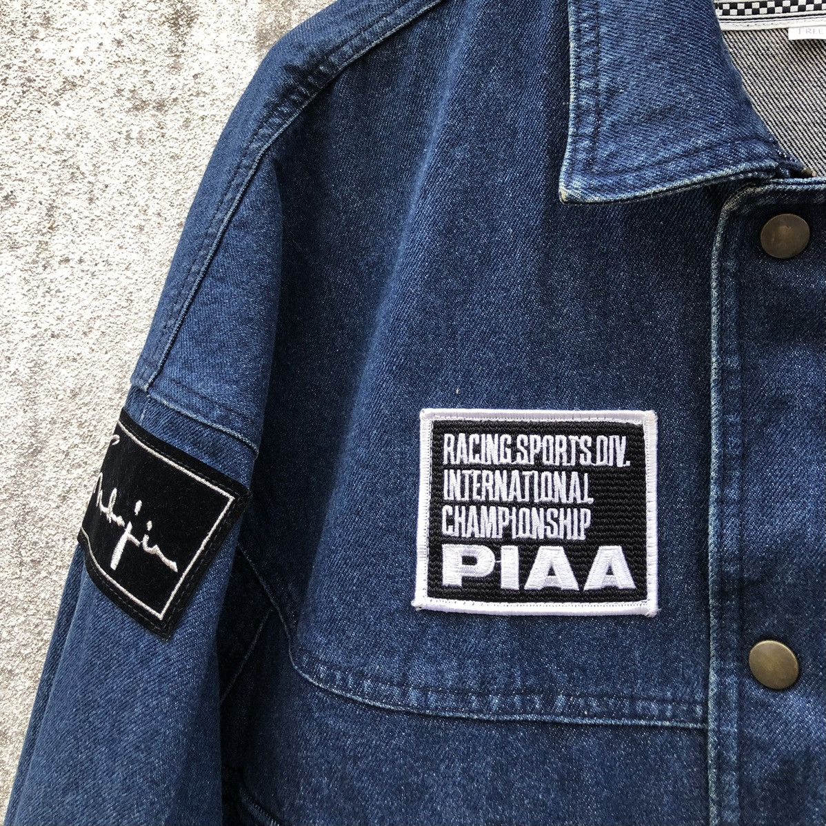 Sports Specialties Vintage PIAA RACING F-1 Denim Logo Jacket with Patch Size US XL / EU 56 / 4 - 7 Thumbnail