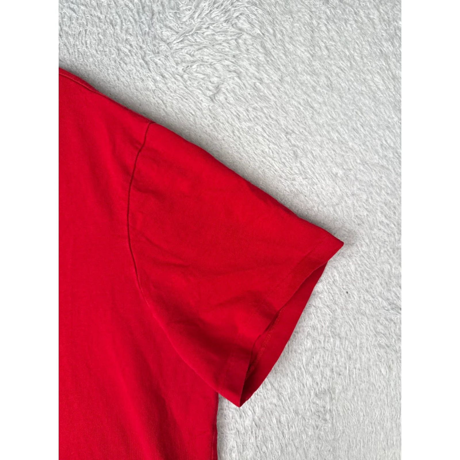 Polo Ralph Lauren Polo Ralph Lauren Shirt Men XL Red Crew Neck Cotton Slim Embroidered Logo One Word: T-Shirt - Men / All Seasons / Designer / Sports Size US XL / EU 56 / 4 - 2 Thumbnail
