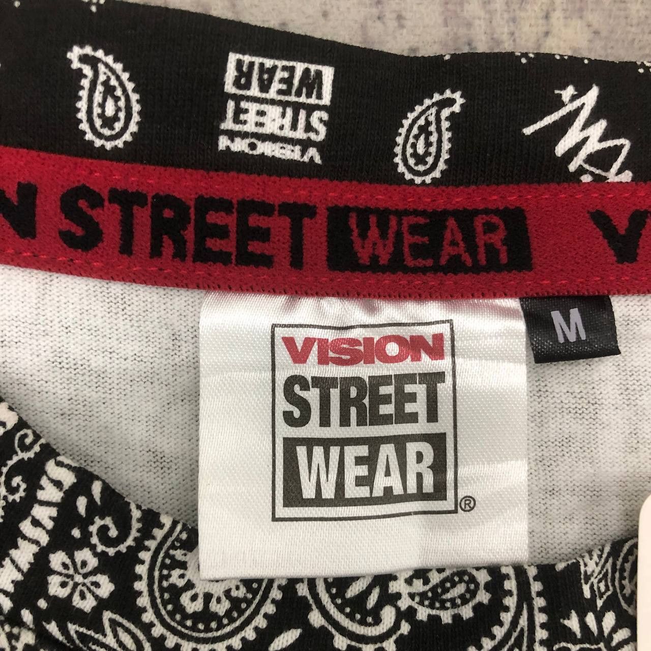 Rap Tees × Vision Streetwear T501 VISION STREETWEAR BANDANA TEE Size US M / EU 48-50 / 2 - 4 Thumbnail