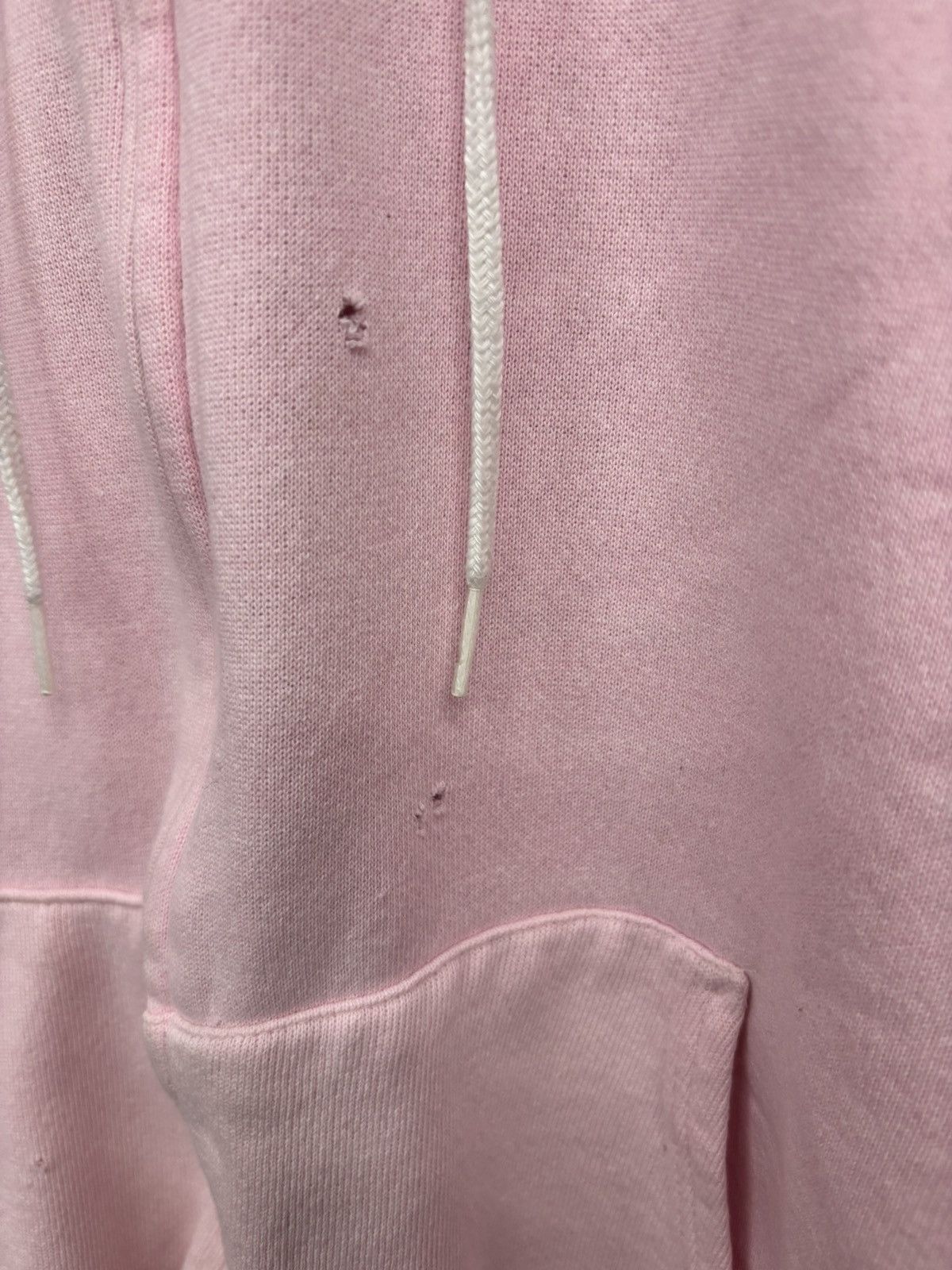 Hanes Pink Hanes zip up with cool distressing Size US L / EU 52-54 / 3 - 4 Thumbnail