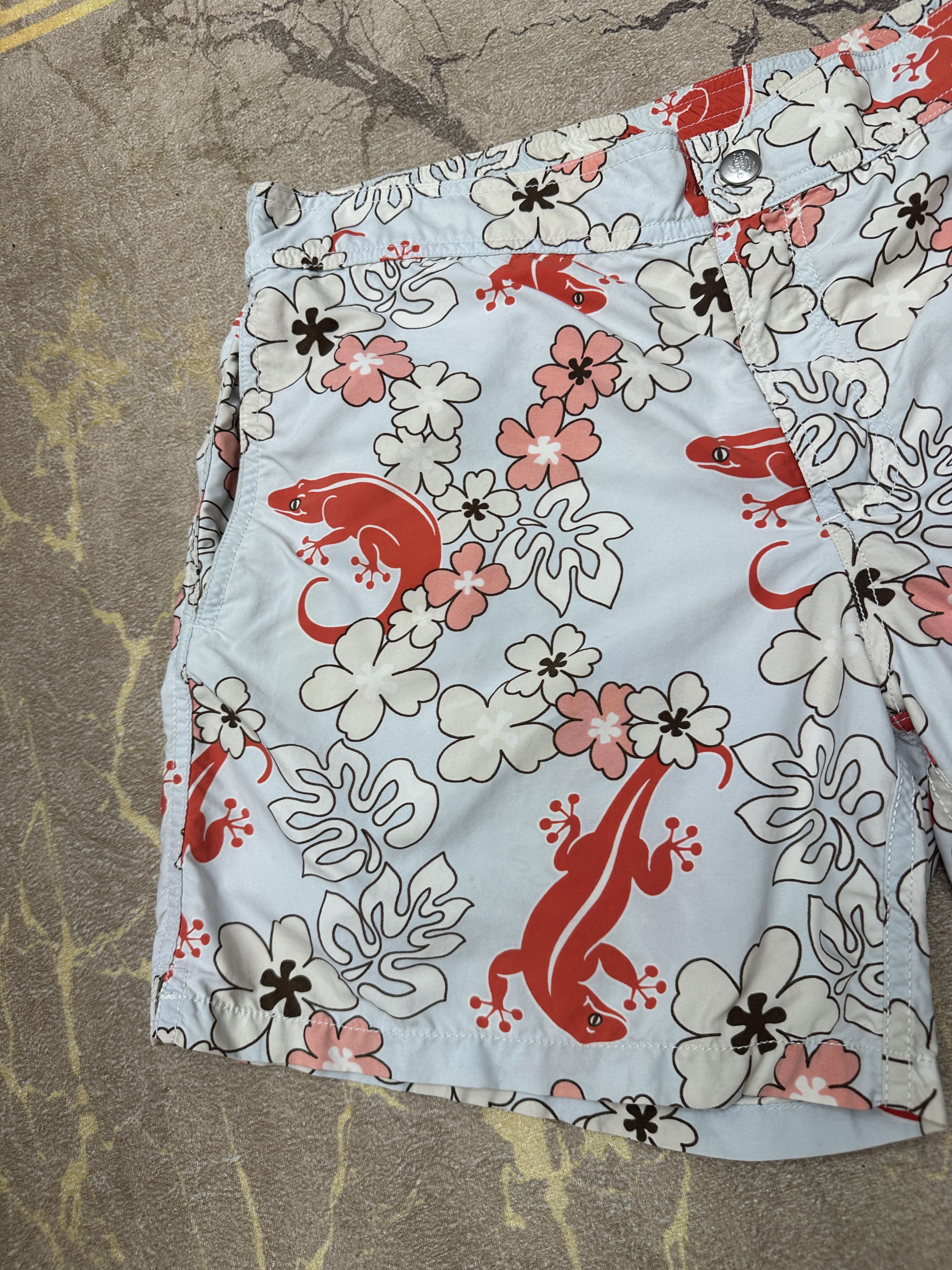 Vilebrequin Vilebrequin Lizard Beach Shorts Trunks Bathing Suit Size L Size US 36 / EU 52 - 2 Thumbnail