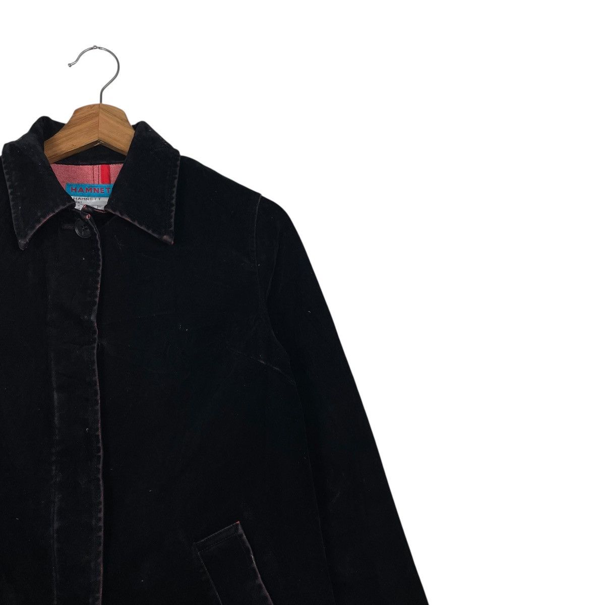 Katharine Hamnett London Katherine Hamnett Black Velvet Jacket Size M / US 6-8 / IT 42-44 - 5 Thumbnail