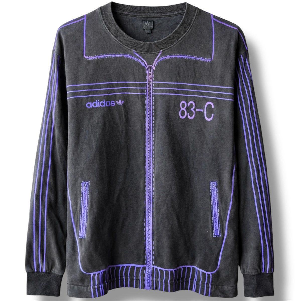 Adidas ADIDAS 83-C ZIP JACKET 3D PRINT FADED MENS LONG SLEEVE L Size US L / EU 52-54 / 3 - 1 Thumbnail