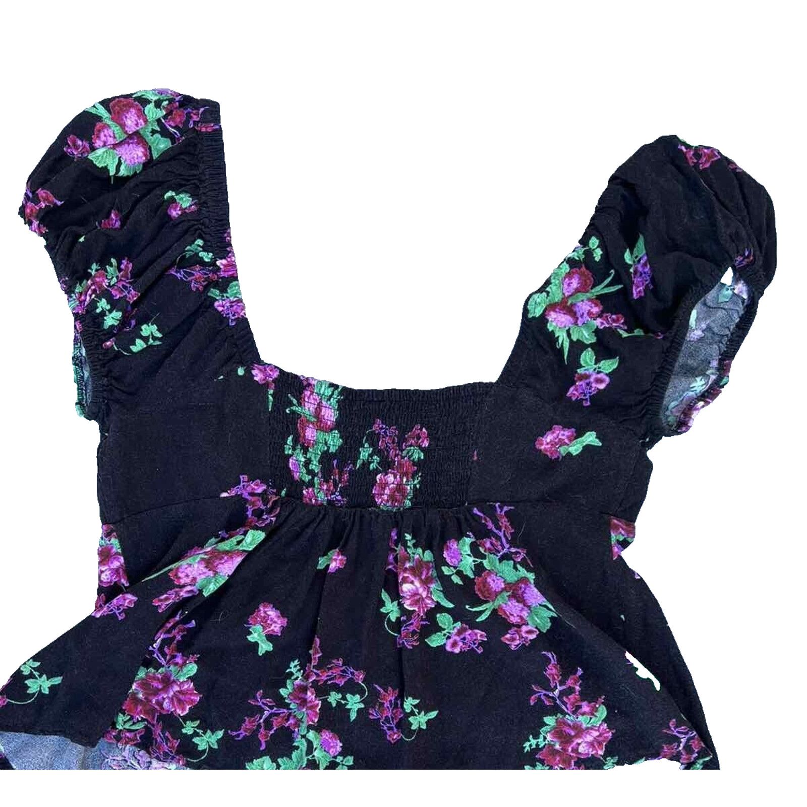 Free People Free People women's blouse top cropped floral Size M A000203 Size M / US 6-8 / IT 42-44 - 3 Thumbnail