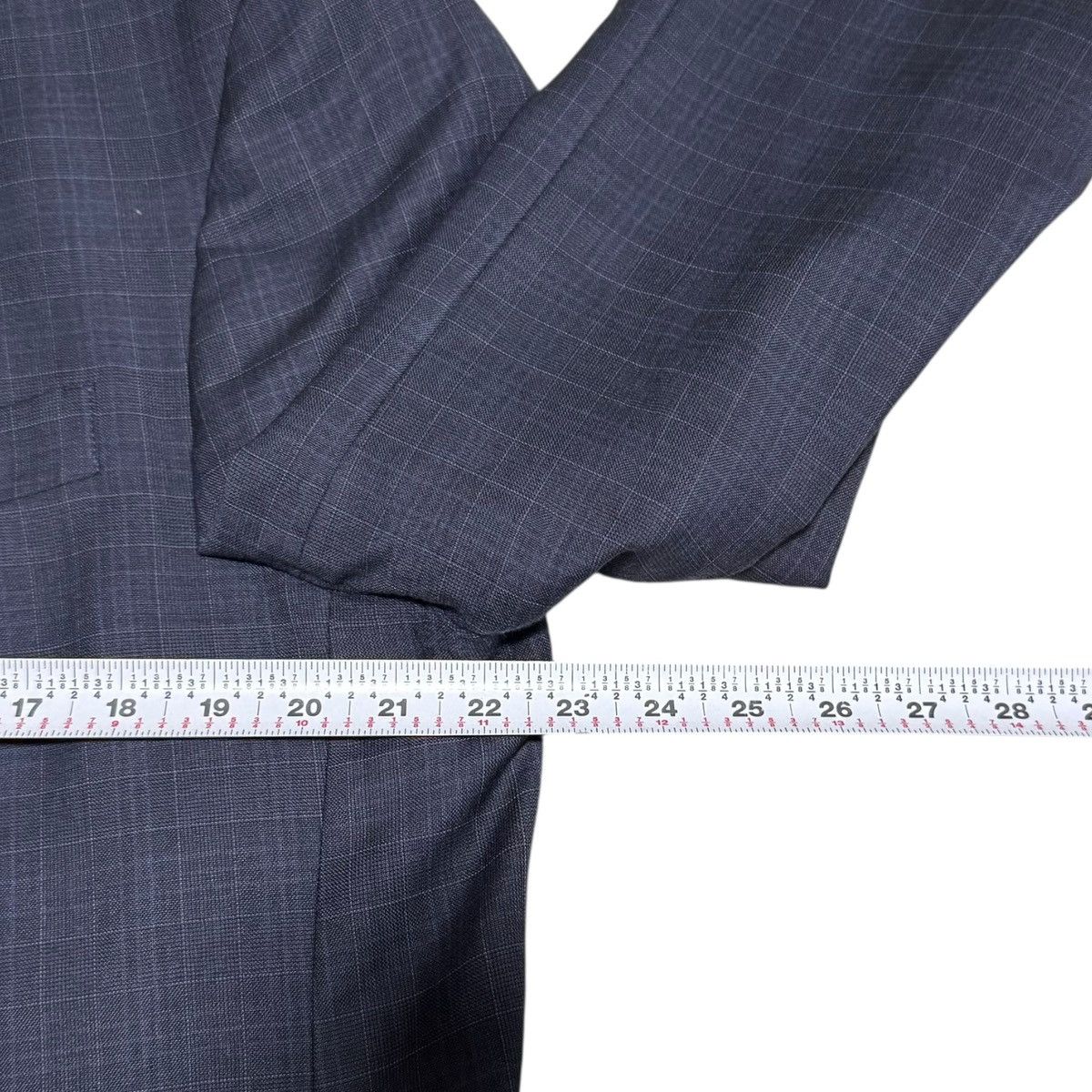 Hart Schaffner Marx Dillards Hart Schaffner Marx Navy Crosshatch Wool Blazer 44L Size 44L - 11 Thumbnail
