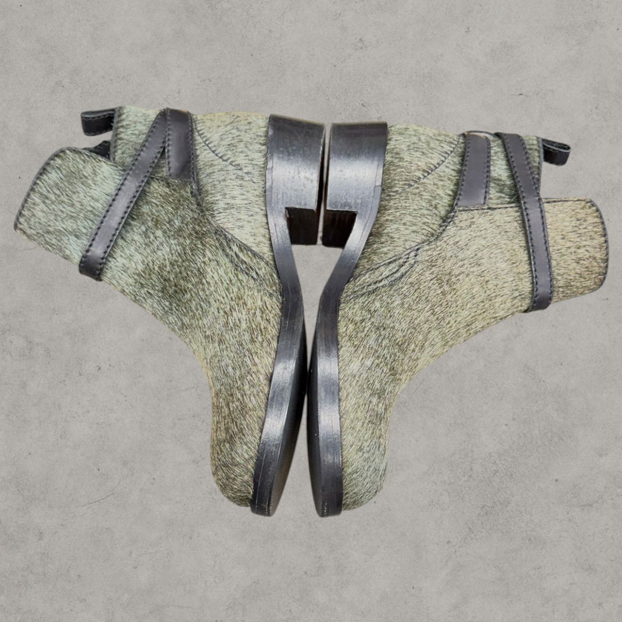 Acne Studios Acne Studios Clover Ponyhair Strap Boots Sz 40 Size US 7 / EU 40 - 3 Thumbnail