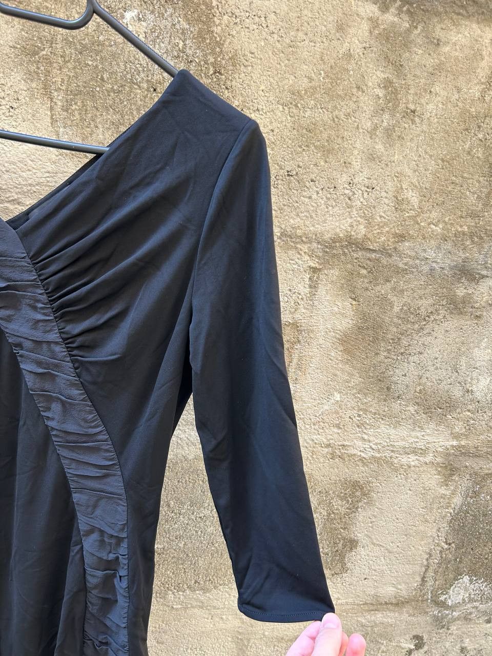 Versace Vintage Versace Silk Dress 42 M Anthracite Y2K Italy Designe Size M / US 6-8 / IT 42-44 - 4 Thumbnail