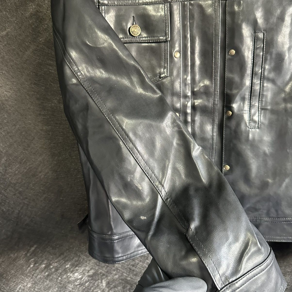 Moschino Moschino Vintage Leather Jacket Made In Italy Size M / US 6-8 / IT 42-44 - 6 Thumbnail