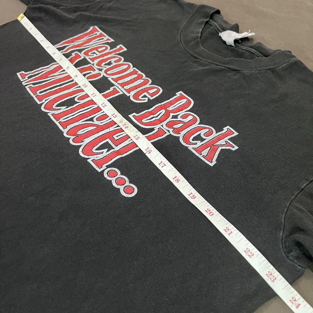 NBA × Vintage Vintage 90s Welcome Back Michael Tee XL Faded Single Stitch Size US XL / EU 56 / 4 - 6 Thumbnail
