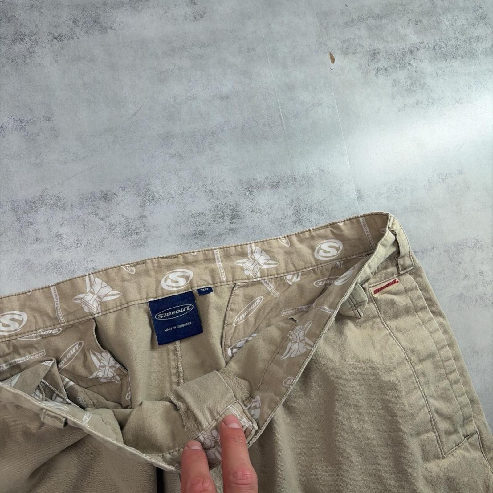 Sideout Y2K Sideout Surf Grunge Skater Baggy Cargo Skater Shorts Size US 38 / EU 54 - 5 Thumbnail