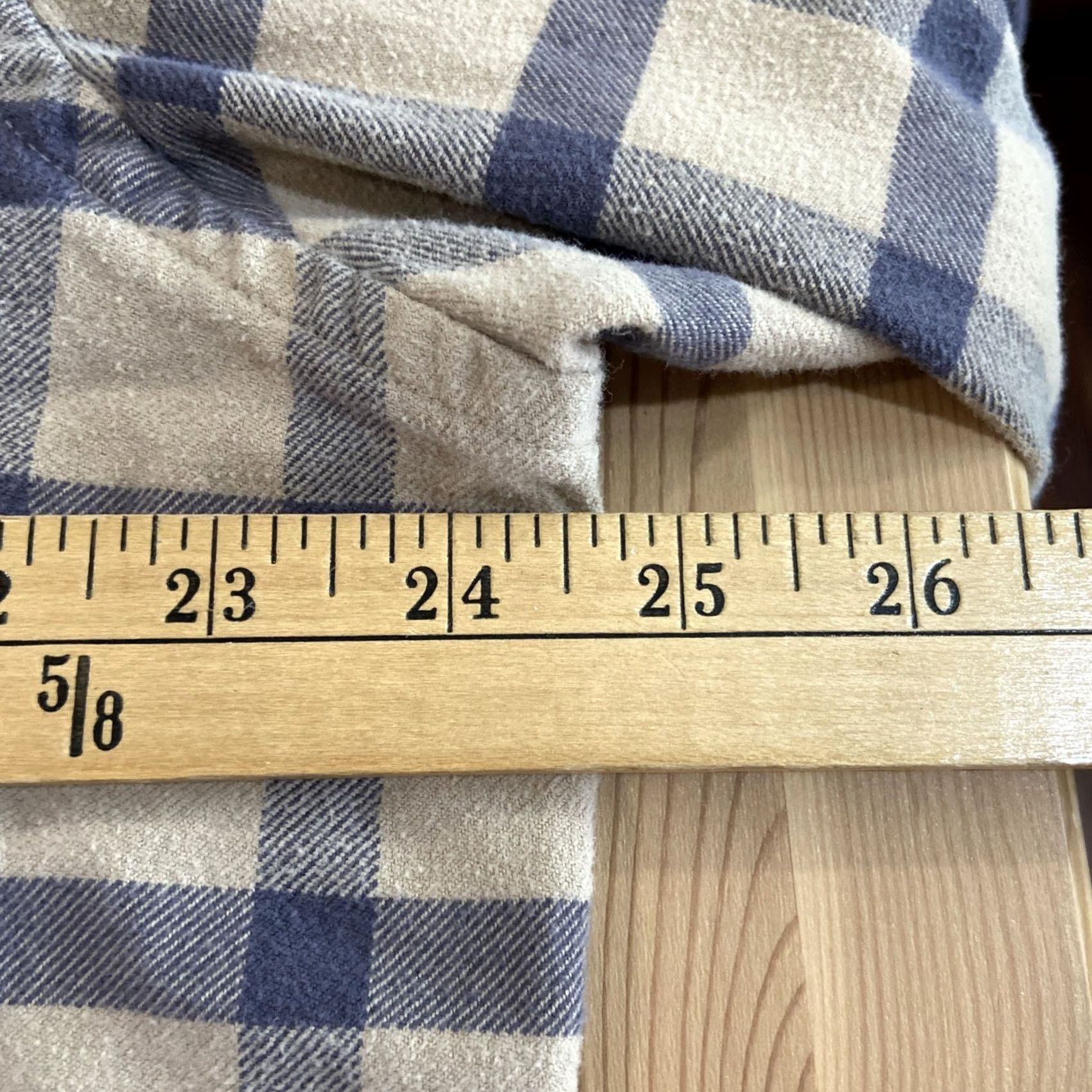 UNTUCKit UNTUCKit Shirt Mens 2XL Plaid Beige Flannel Long Sleeve Button Up Size US XXL / EU 58 / 5 - 4 Thumbnail
