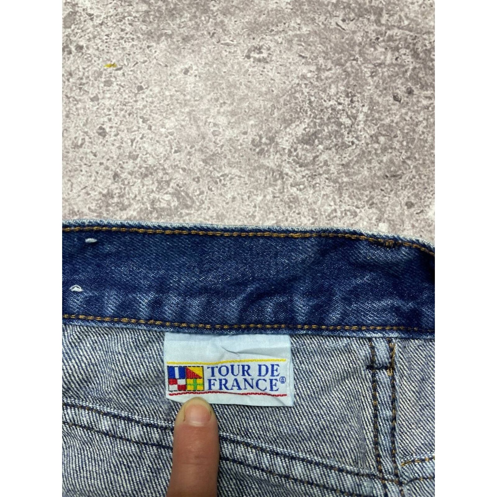 Vintage Vintage Tour de France Jeans Baggy Fit L Size US 33 - 8 Thumbnail