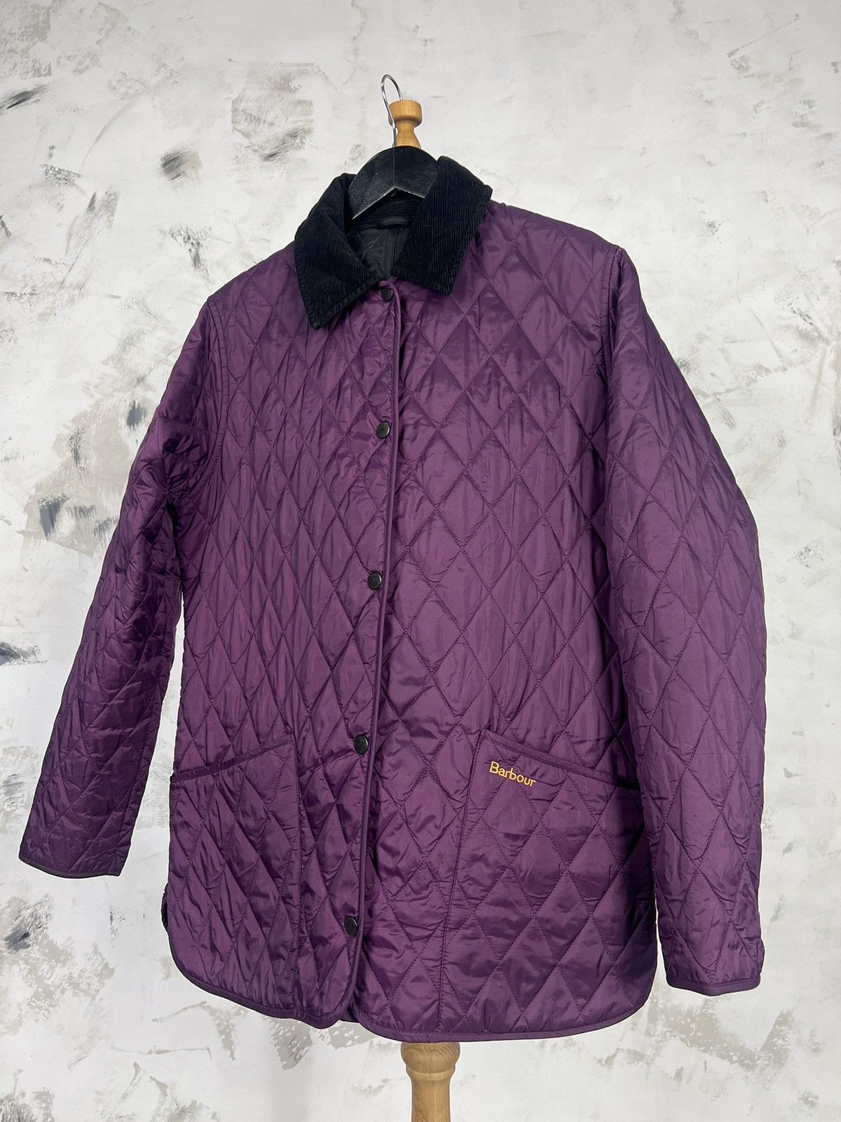 Barbour Barbour Purple Quilted Jacket Size USA 8 UK 12 Size M / US 6-8 / IT 42-44 - 1 Thumbnail
