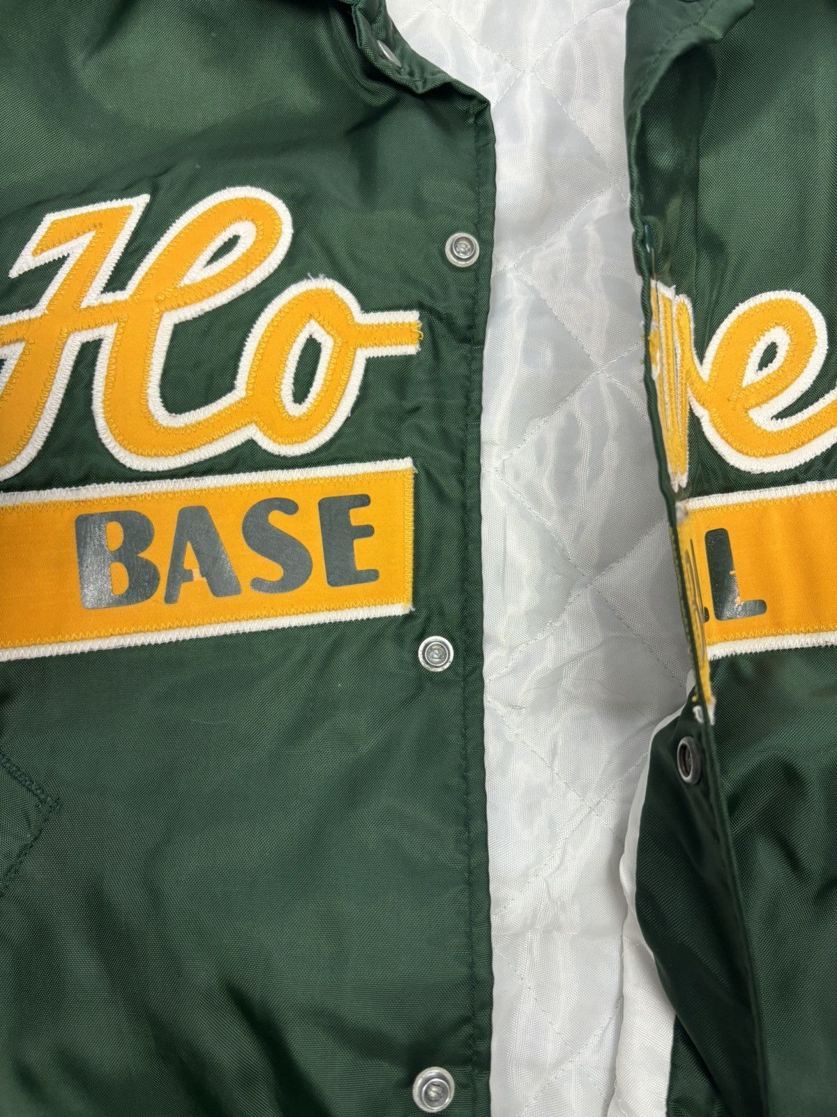 Vintage Vintage 80s Chalk Line Local Baseball Satin Spellout Jacket Size US M / EU 48-50 / 2 - 4 Thumbnail