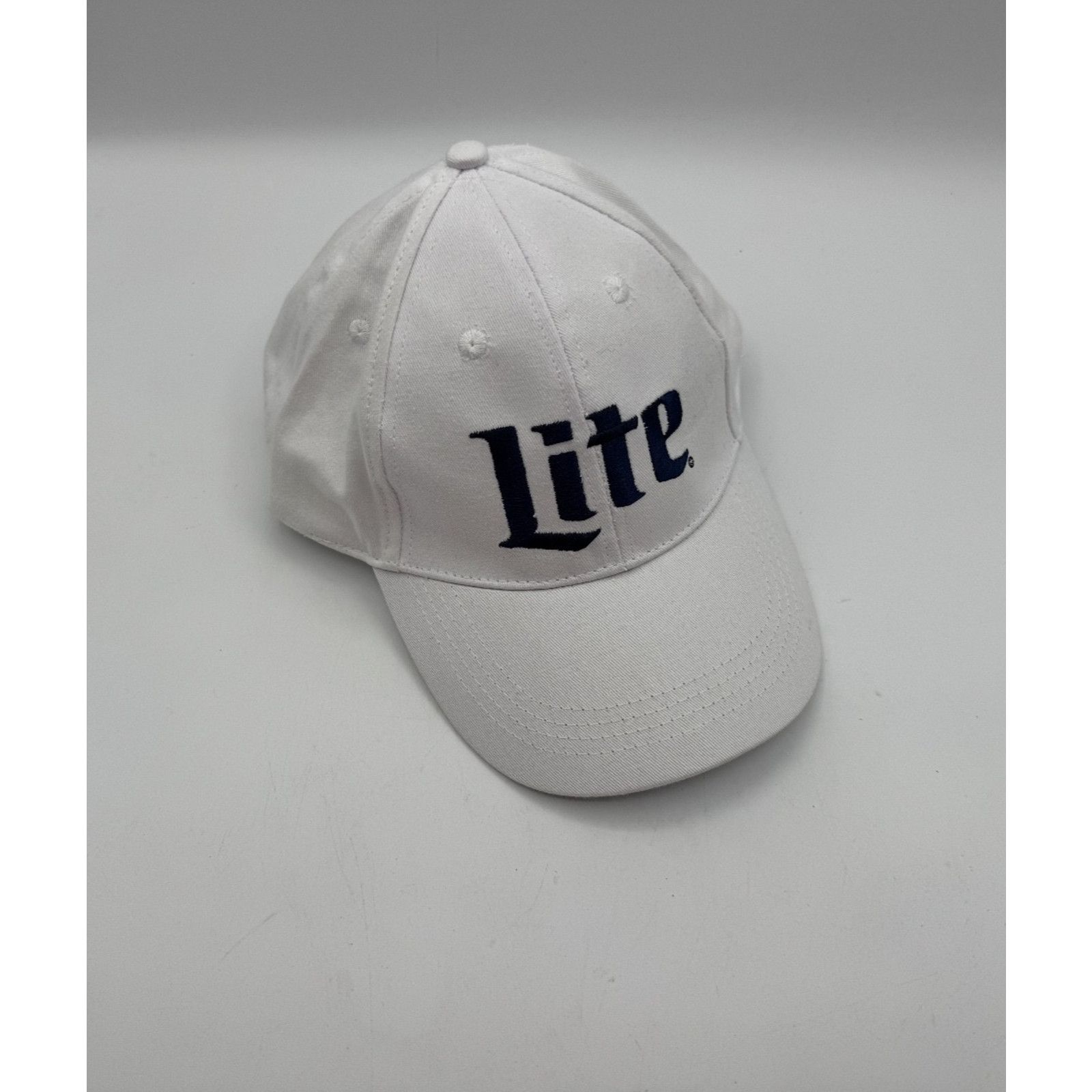 Other Miller Lite Beer Embroidered Logo Strap Back Hat White Size ONE SIZE - 6 Thumbnail