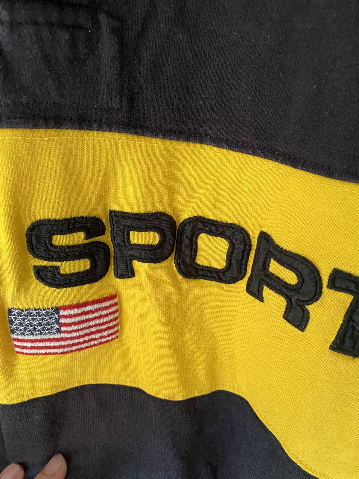 Polo Ralph Lauren 1990s Polo Sport embroidered logo rugby shirt Size US XL / EU 56 / 4 - 6 Thumbnail