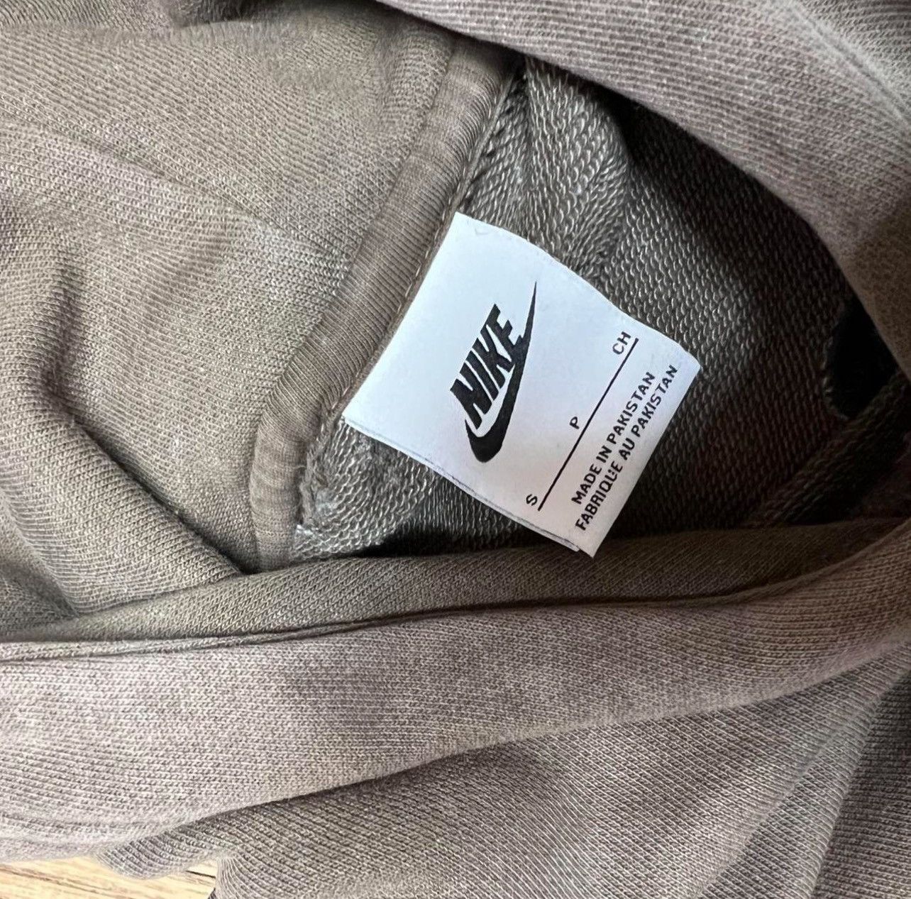Nike nike brown mocha oversized hoodie Size S / US 4 / IT 40 - 3 Thumbnail