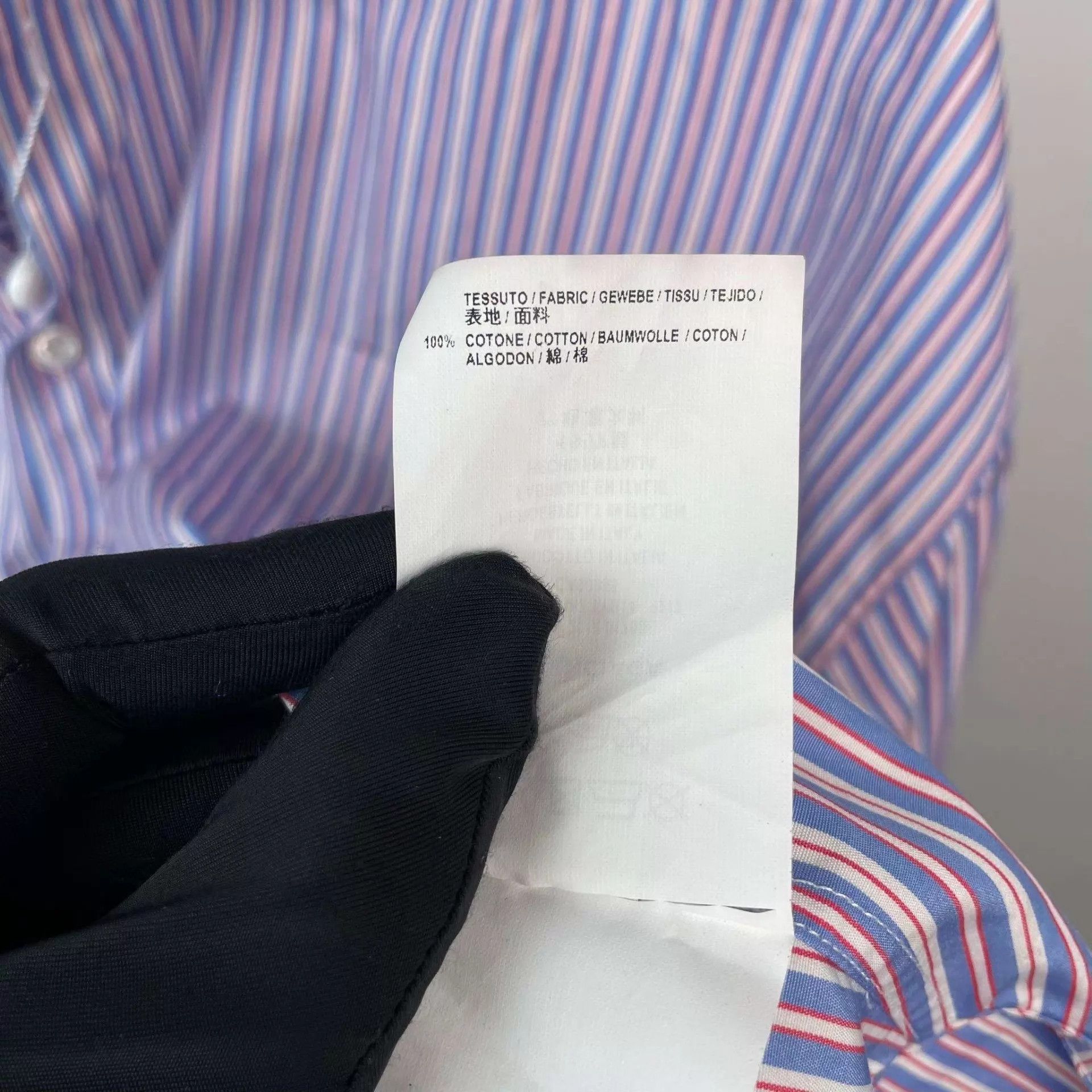 Balenciaga Balenciaga striped blue shirt Size US M / EU 48-50 / 2 - 6 Thumbnail