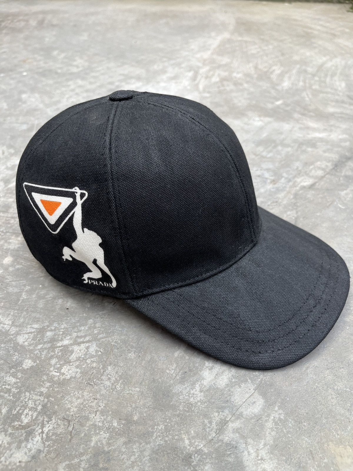 Prada 2018 Prada Monkey Waxed Baseball Cap Size ONE SIZE - 1 Thumbnail