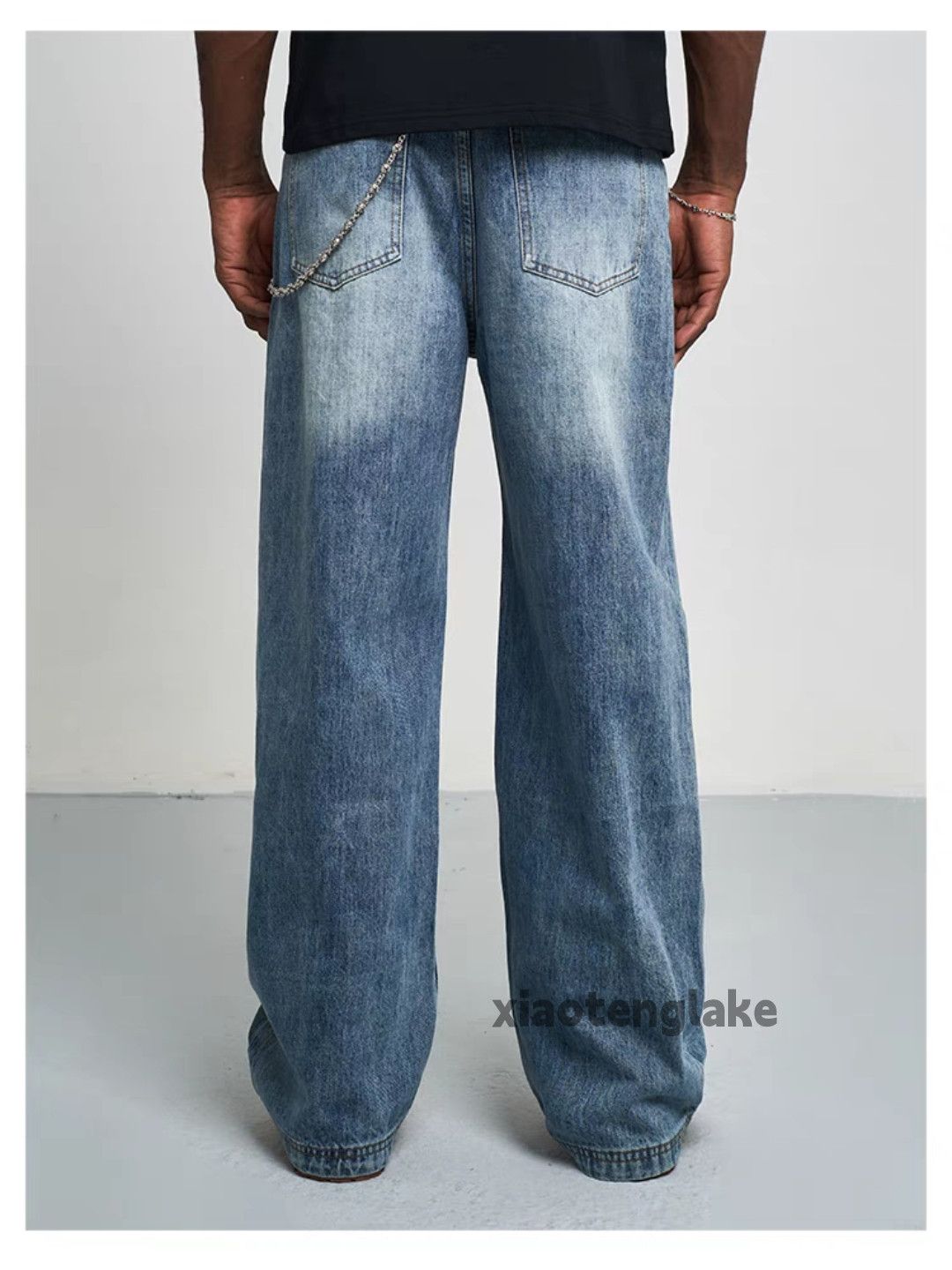 Jean × Vintage utility skate hiphop washed faded cleanfit work jeans Size US 30 / EU 46 - 2 Thumbnail