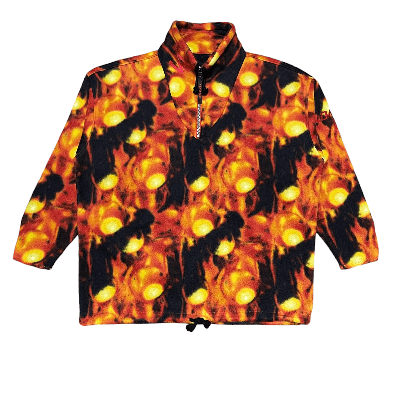 Salomon Vtg Salomon Half Zip Drawstring Jacket Overprinting Unisex Size US L / EU 52-54 / 3 - 1 Thumbnail