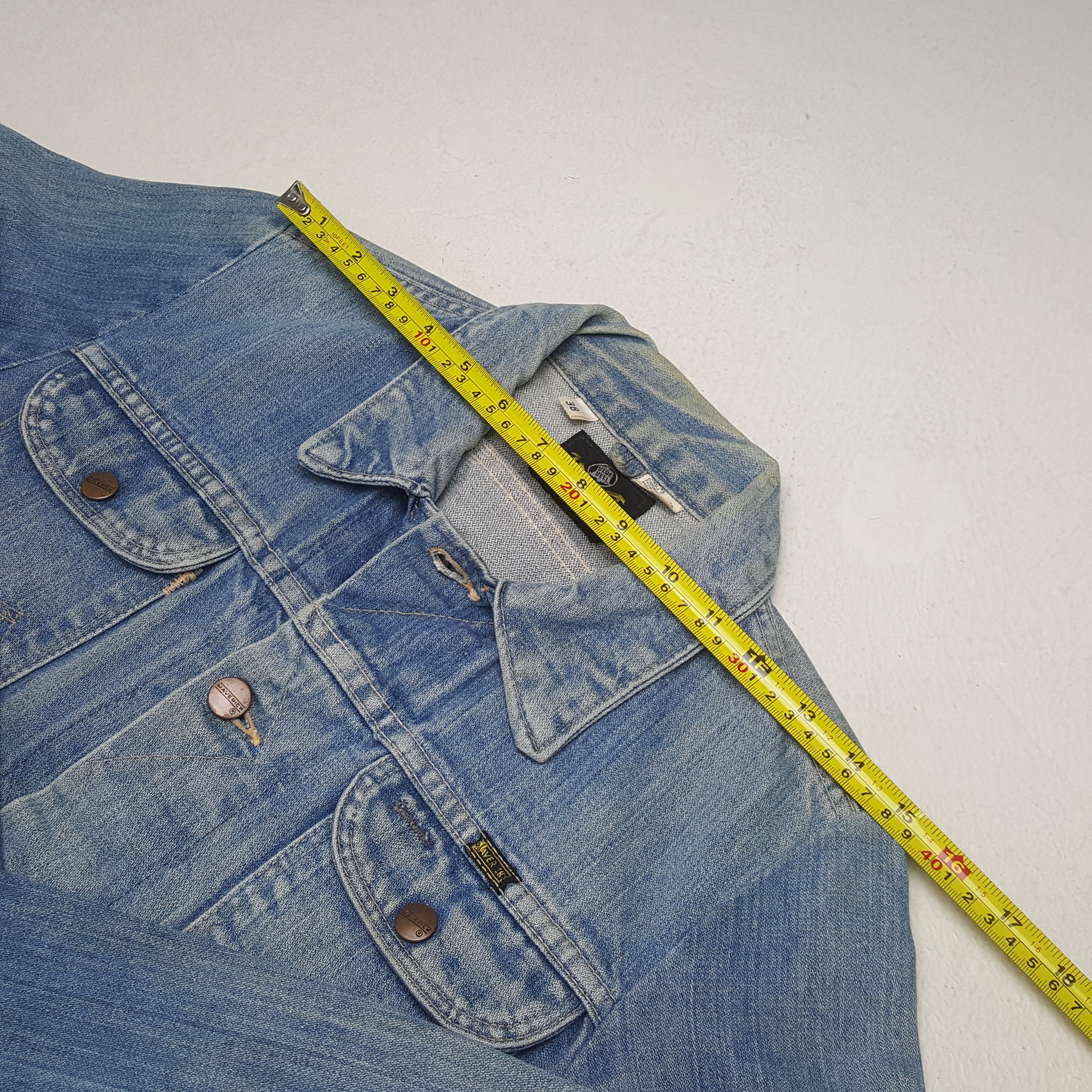 Vintage Maverick Nice Design Denim Jacket RR25 Size XS / US 0-2 / IT 36-38 - 8 Thumbnail