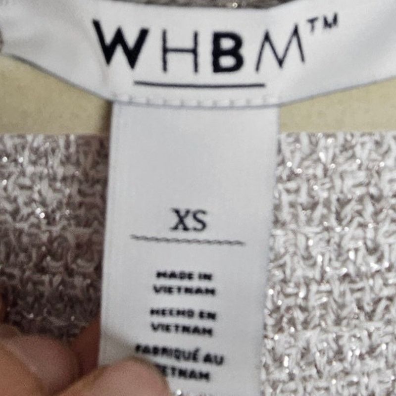White House Black Market White House Black Market Metallic Knit Pullover Sweater XS Size XS / US 0-2 / IT 36-38 - 6 Thumbnail