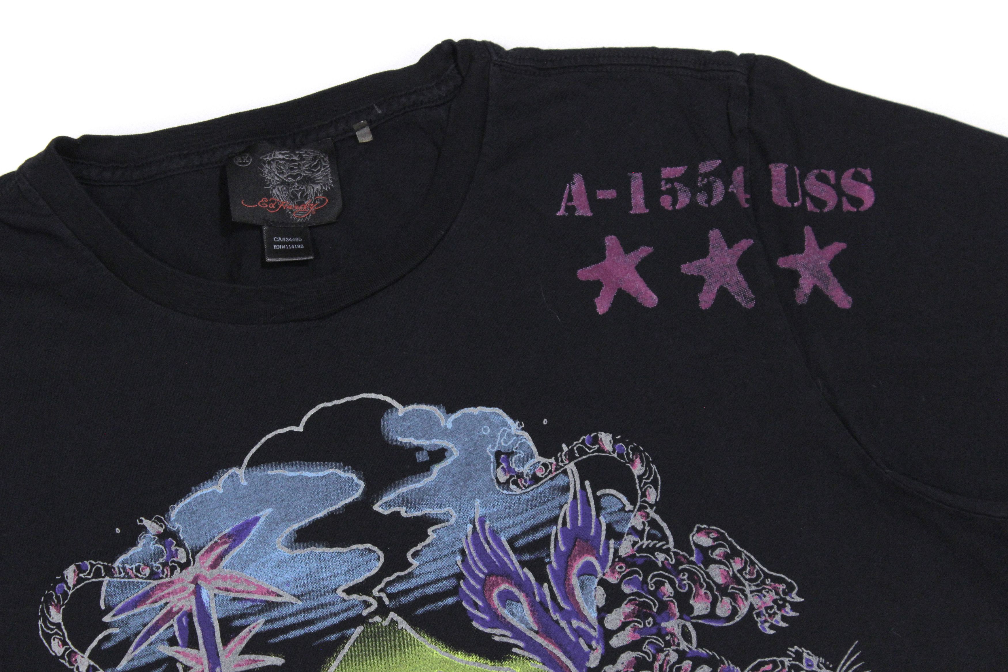 Ed Hardy Skull Big Logo T-Shirt Size US L / EU 52-54 / 3 - 4 Thumbnail