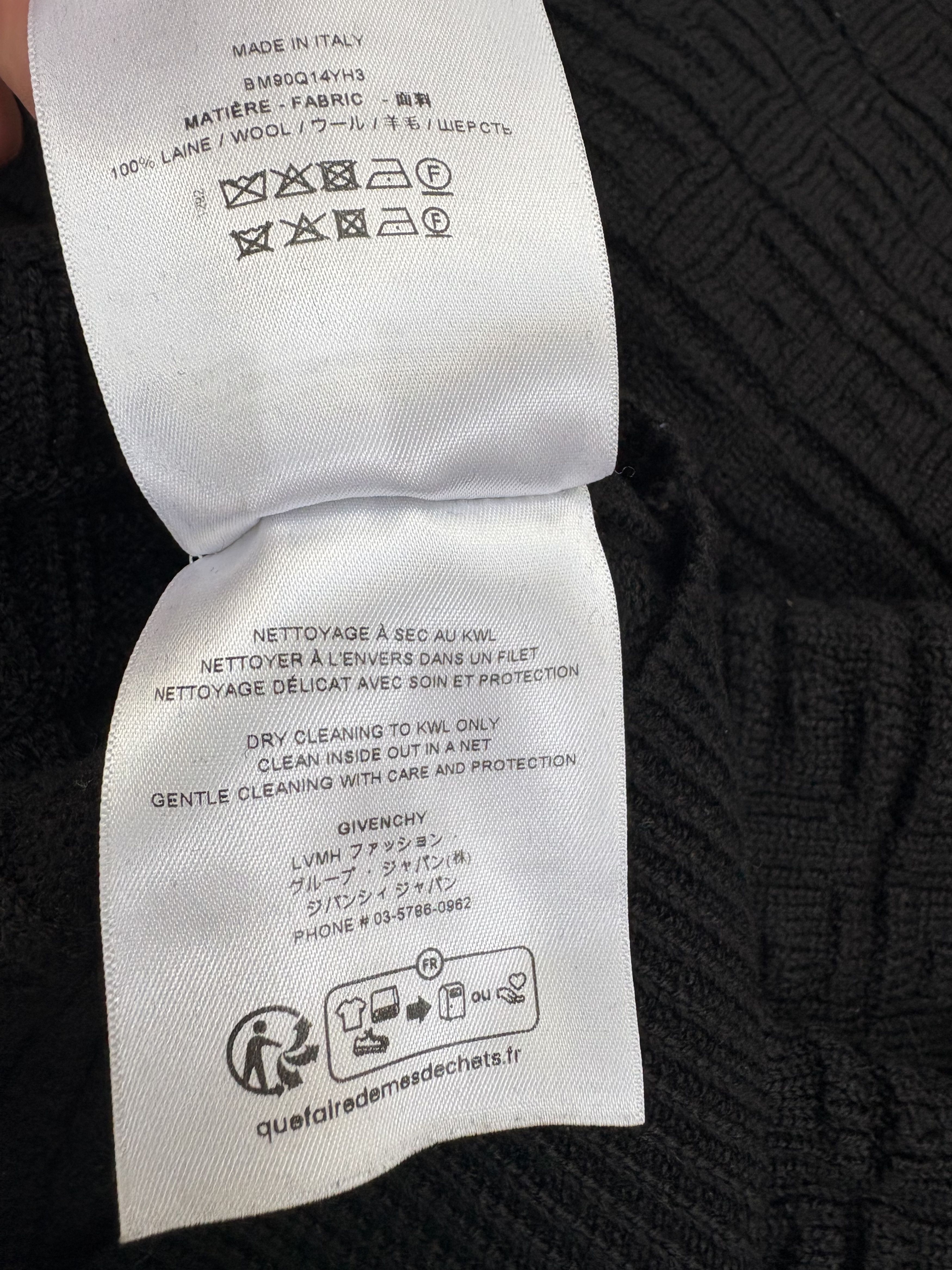 Givenchy Givenchy black 4G jacquard cotton jumper Size US L / EU 52-54 / 3 - 5 Thumbnail
