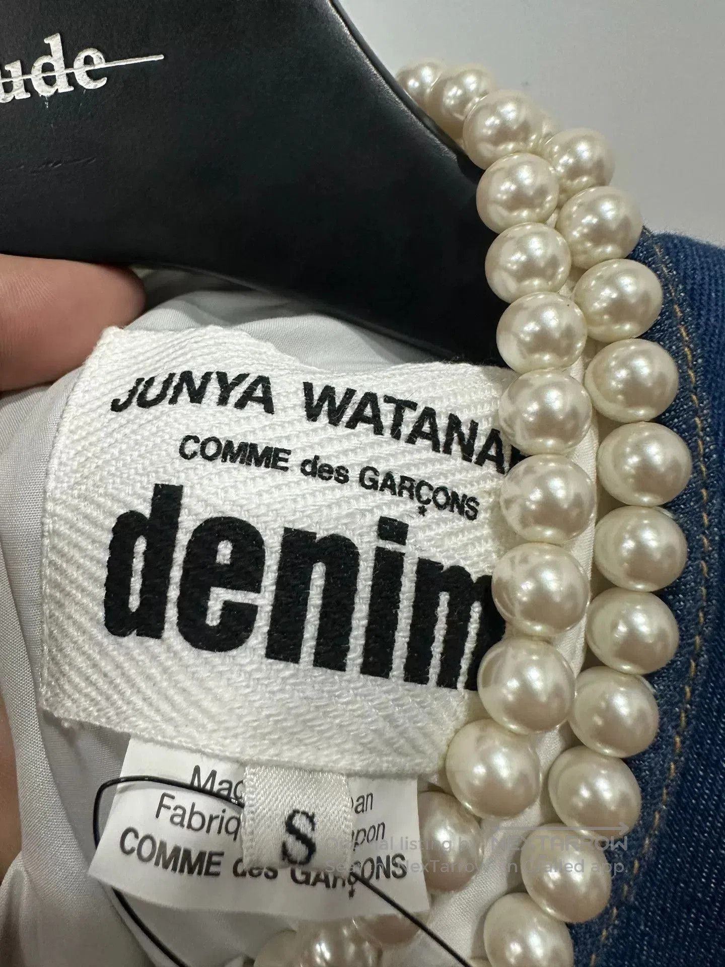 Junya Watanabe Junya Watanabe Pearl Denim Dress. Size S / US 4 / IT 40 - 7 Thumbnail
