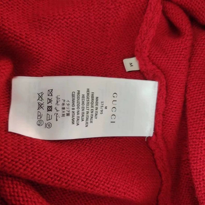 Gucci red gucci sweater in size medium Size US M / EU 48-50 / 2 - 8 Thumbnail