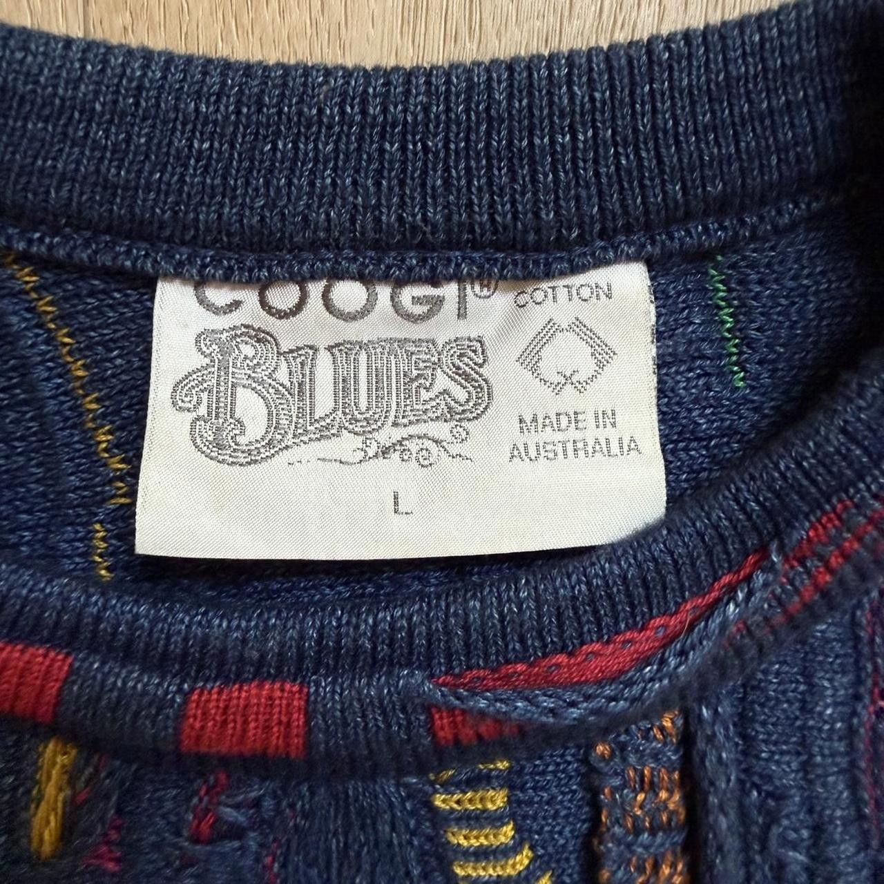 Coogi Vintage Coogi Blues multicoloured cable knit sweater Size US L / EU 52-54 / 3 - 2 Thumbnail