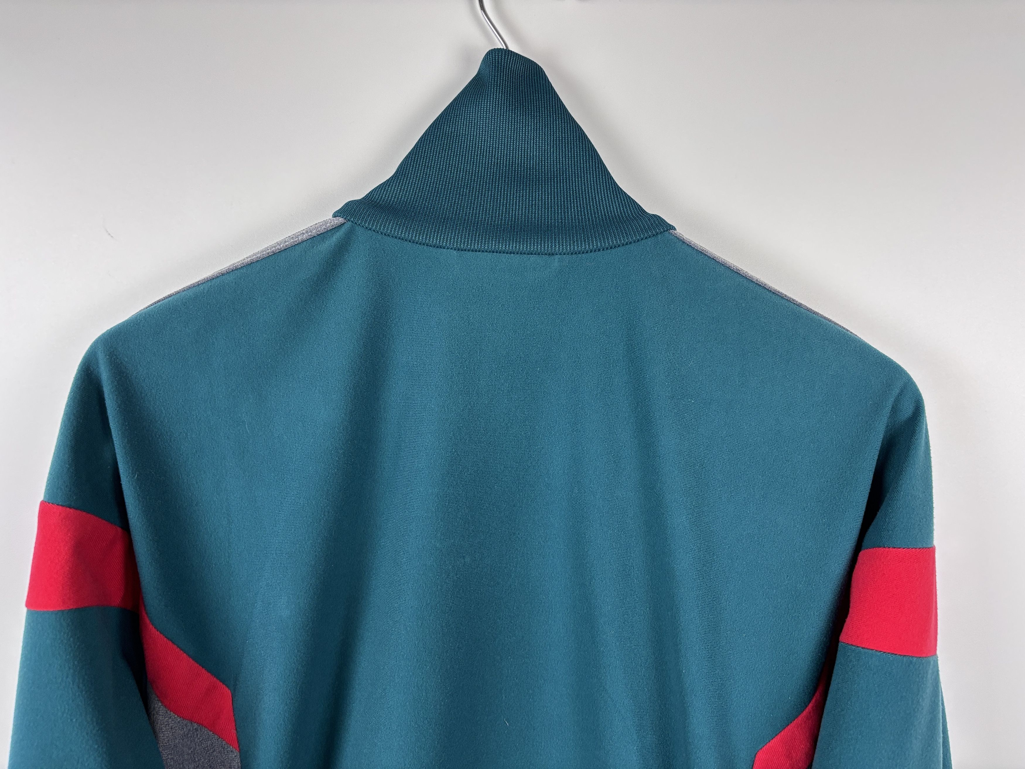 Adidas × Vintage Vintage 90s Adidas Track Zip Jacket Green Gray Mens Size M Size US M / EU 48-50 / 2 - 6 Thumbnail