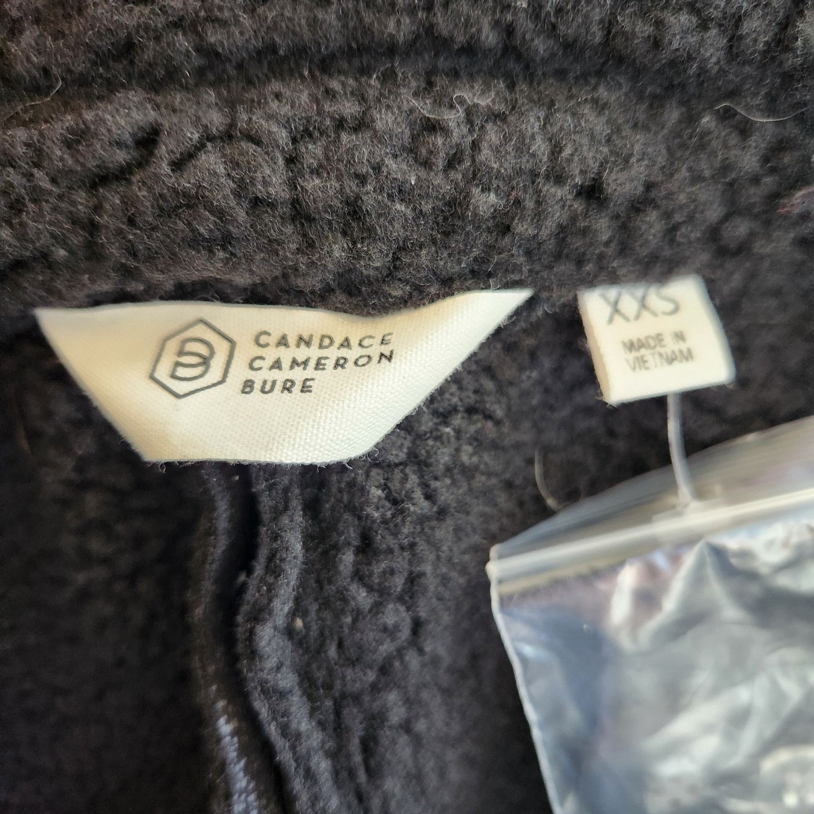 Other Candace Cameron Bure Sherpa Faux Suede Peacoat Black XXS Size XS / US 0-2 / IT 36-38 - 10 Thumbnail