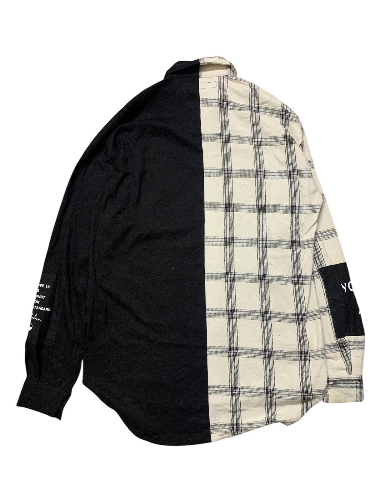 Hysteric Glamour × Japanese Brand 2000’s ROVTSKI Hybrid Oversized Shirt Size US XXL / EU 58 / 5 - 2 Thumbnail