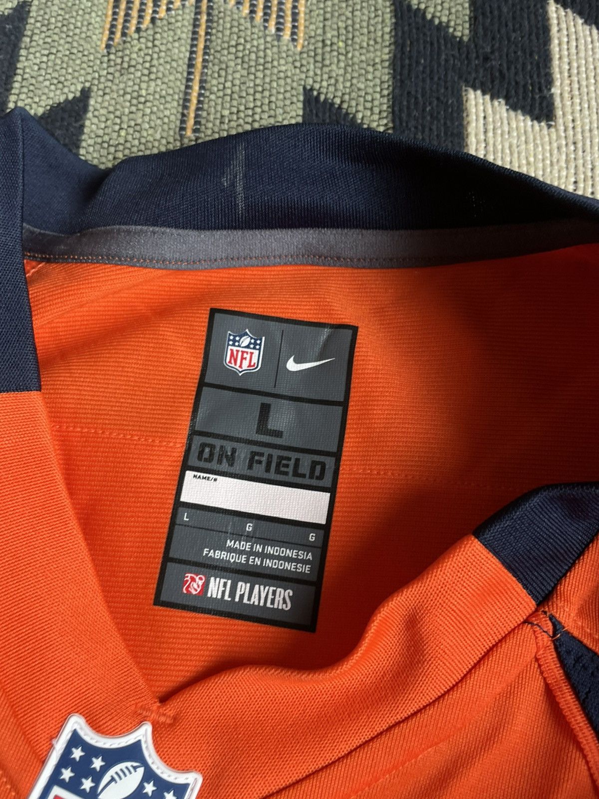 NFL × Nike Vintage Nike NFL Broncos #27 Casey Jersey Size US L / EU 52-54 / 3 - 10 Thumbnail